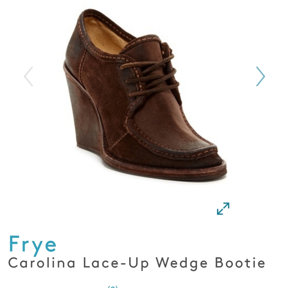 Frye Carolina lace up ankle booties